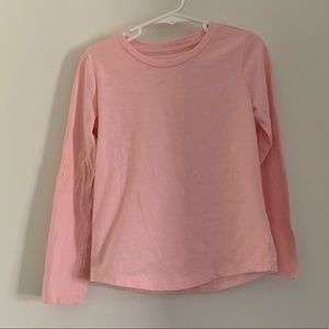 Basic Light Pink Long Sleeve Shirt